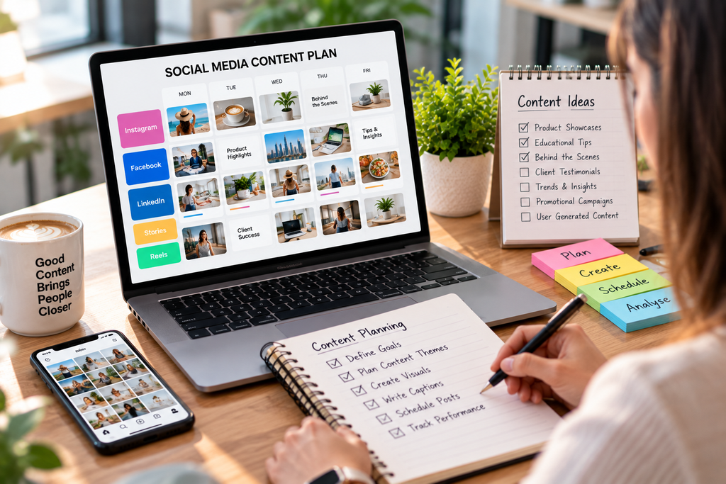 Social media content planning and strategy