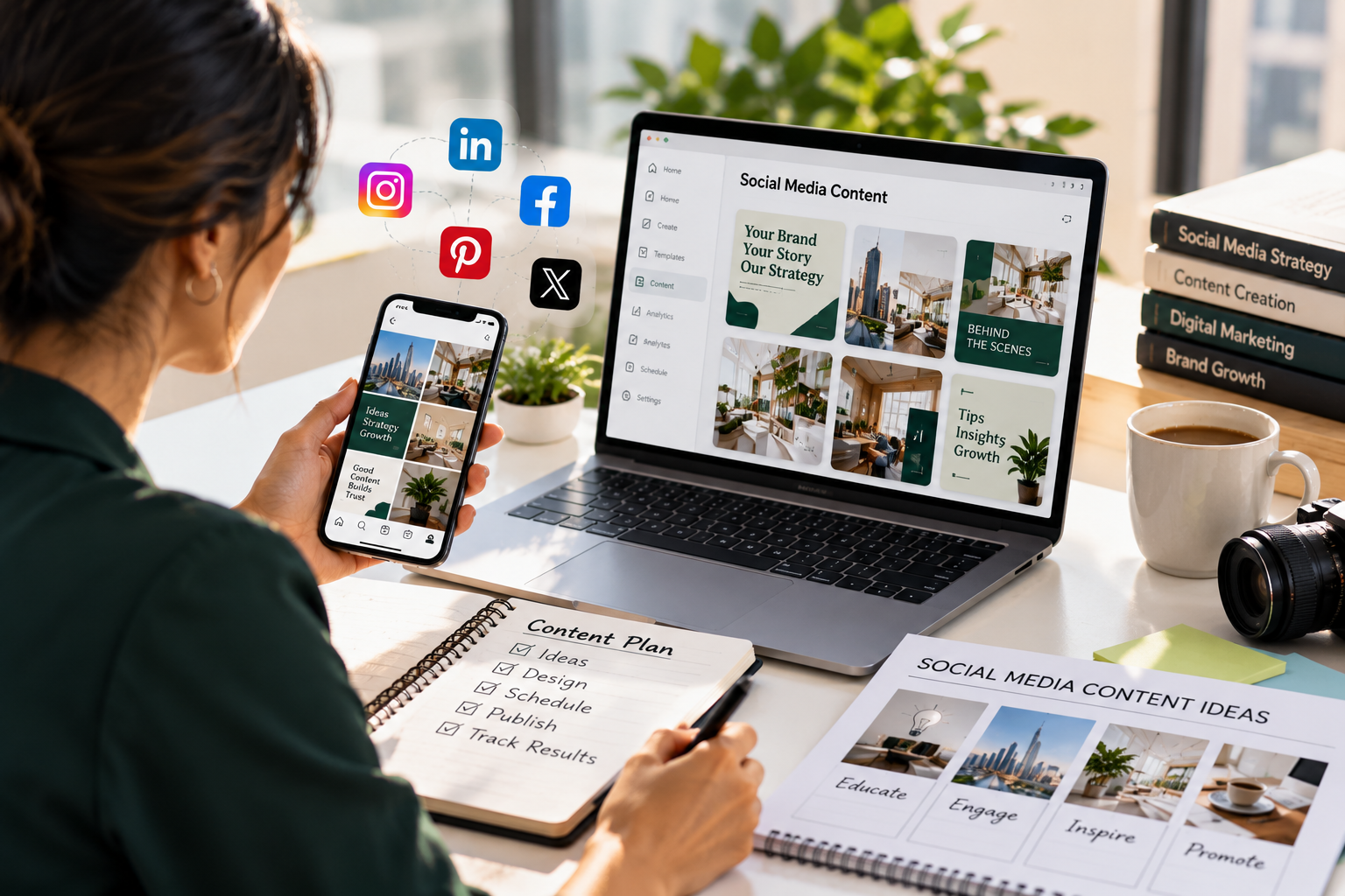 Social media content planning and strategy